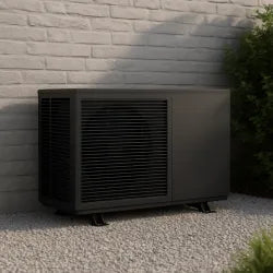 Bomba de Calor Ar/Água Monofásica 12 Kw Monobloco - Conectada com Apoios Elétricos e Gás R290